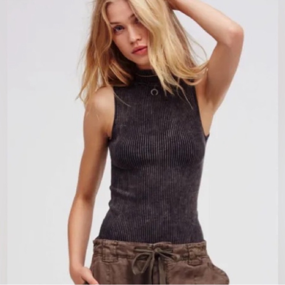 Free People No Looking Back Washed Cami